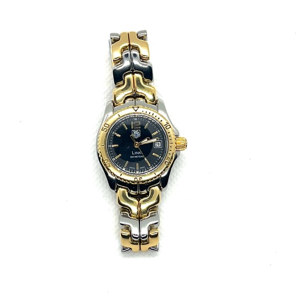 Tag heuer women’s 18k gold two time watch